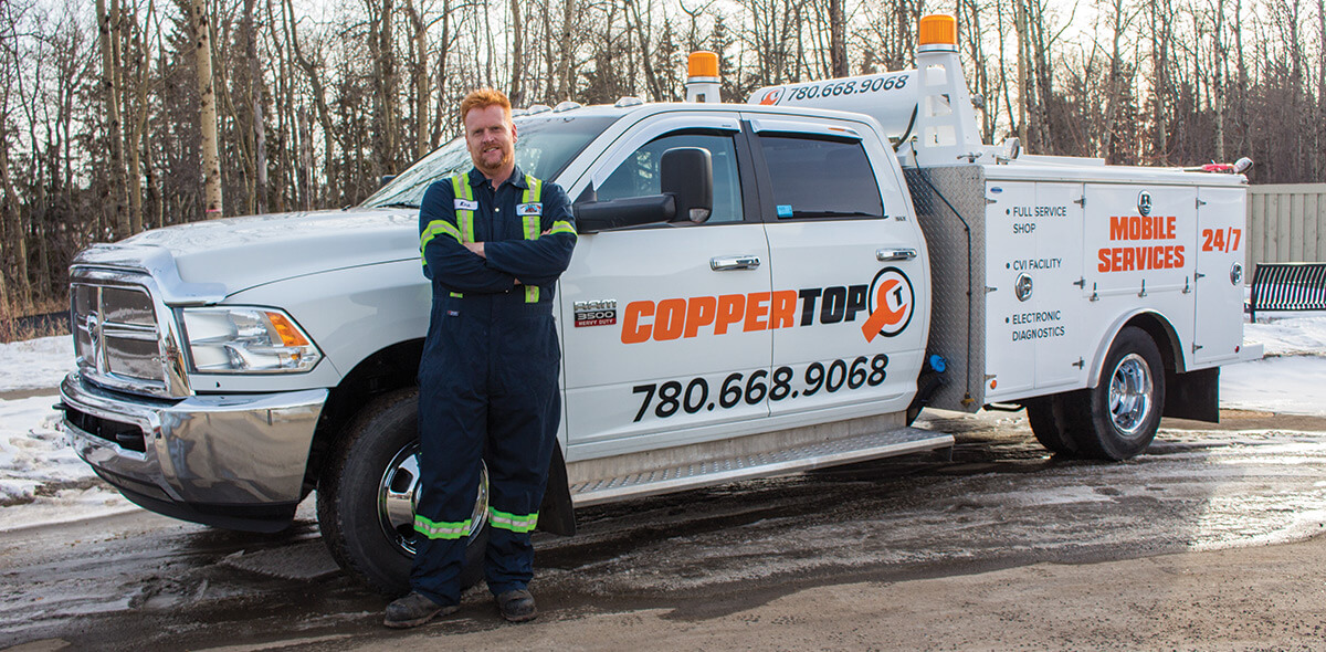 Emergency Mobile Service Truck in Edmonton - Coppertop