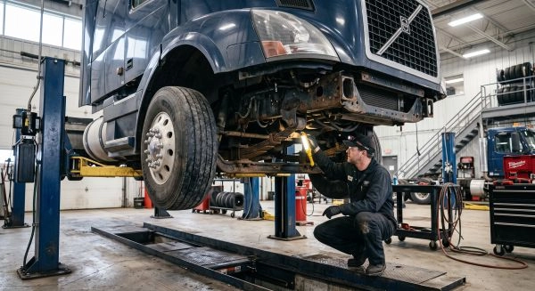Hart Transmission commercial vehicle undercoating service for pre-winter fleet rust protection